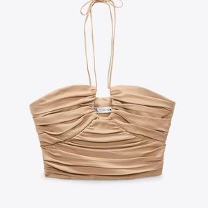 NWT Zara Satin Top